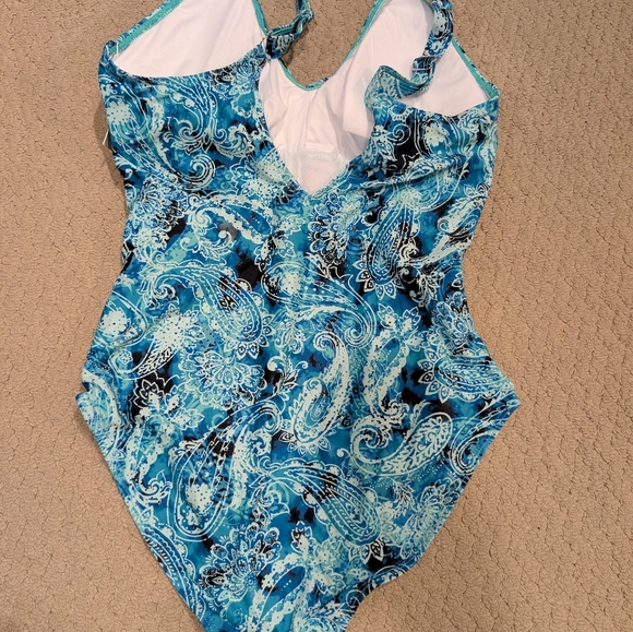 Holipick Tummy Control One-Piece Women's Swimsuit Size Large - Picture 4 of 4